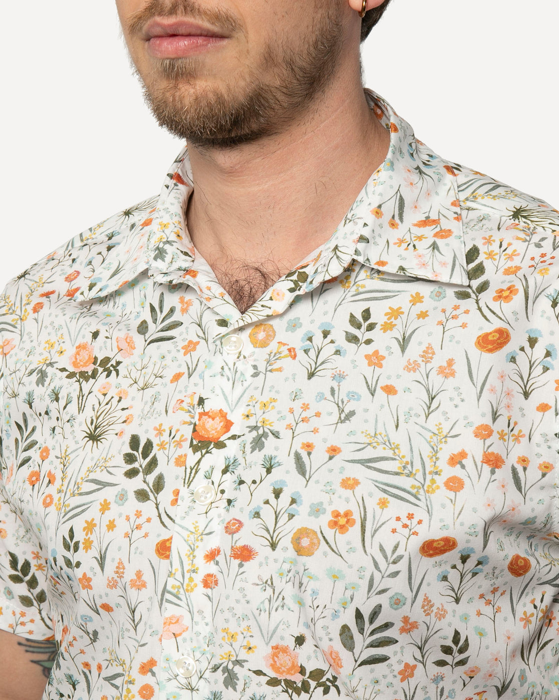 18Waits Short Sleeve Dylan Shirt Garden Days-Men&#39;s Shirts-Brooklyn-Vancouver-Yaletown-Canada