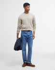 Barbour Pima Crew - Mist-Men's Sweaters-Brooklyn-Vancouver-Yaletown-Canada