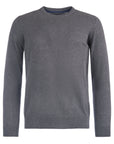Barbour Pima Cotton Crewneck Sweater - Charcoal-Men's Sweaters-Brooklyn-Vancouver-Yaletown-Canada