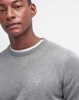 Barbour Pima Crew - Grey-Men's Sweaters-Brooklyn-Vancouver-Yaletown-Canada