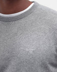 Barbour Pima Crew - Grey-Men's Sweaters-Brooklyn-Vancouver-Yaletown-Canada