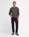 Barbour Horseford Crew Neck Jumper - Olive-Men's Sweaters-Brooklyn-Vancouver-Yaletown-Canada