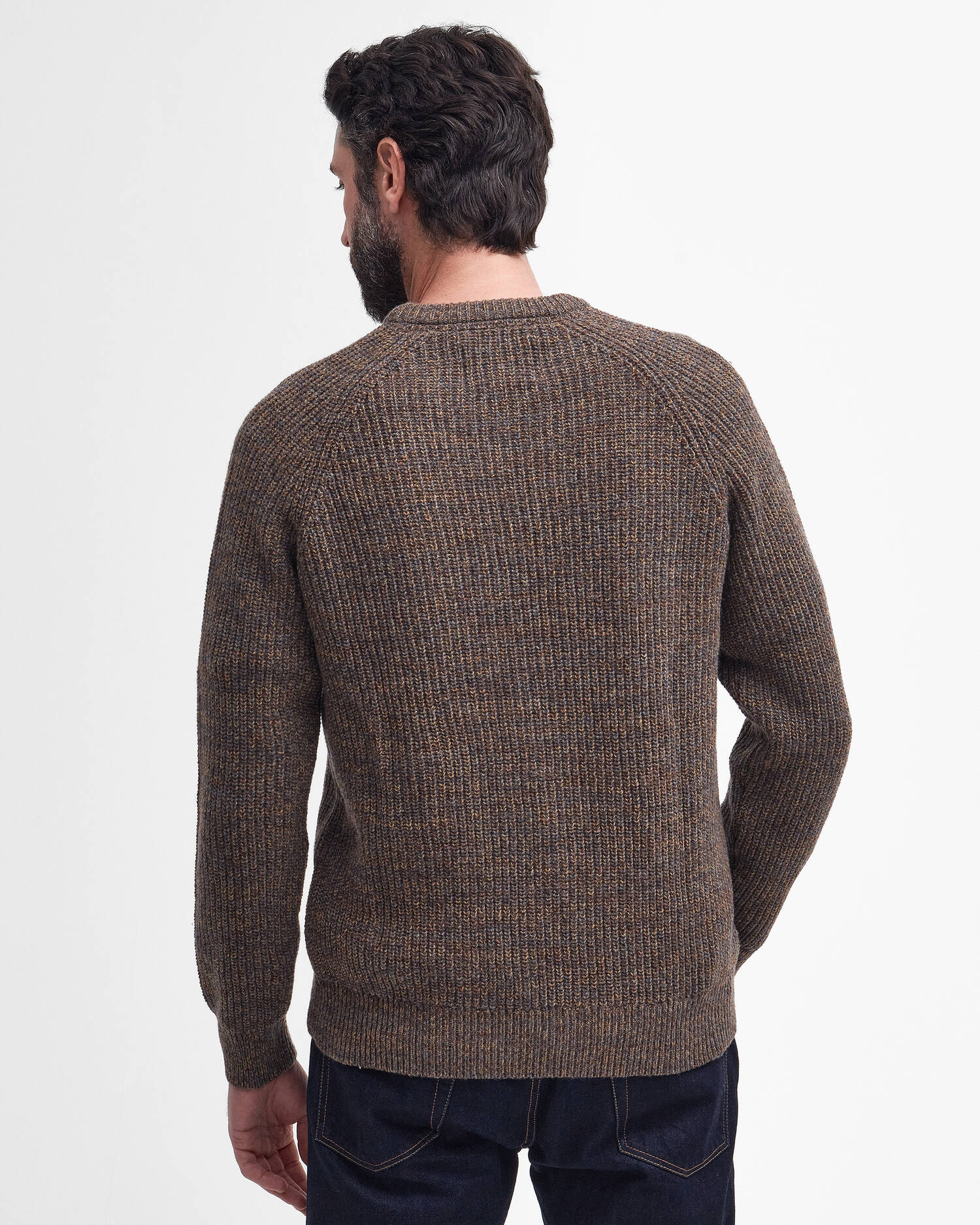 Barbour Horseford Crew Neck Jumper - Sandstone-Men's Sweaters-Brooklyn-Vancouver-Yaletown-Canada