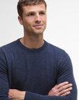 Barbour Waterbury Crew Neck Sweater - Navy-Men's Sweaters-Brooklyn-Vancouver-Yaletown-Canada