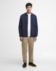 Barbour Crowcombe Zip - Navy-Men's Sweaters-Brooklyn-Vancouver-Yaletown-Canada