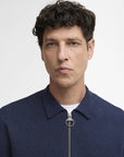 Barbour Crowcombe Zip - Navy-Men's Sweaters-Brooklyn-Vancouver-Yaletown-Canada