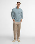 Barbour Honeycomb Hz - Slate Blue-Men's Sweaters-Brooklyn-Vancouver-Yaletown-Canada