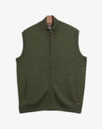 Barbour Marcus Knitted Gilet - Olive-Men's Sweaters-Brooklyn-Vancouver-Yaletown-Canada