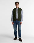 Barbour Marcus Knitted Gilet - Olive-Men's Sweaters-Brooklyn-Vancouver-Yaletown-Canada