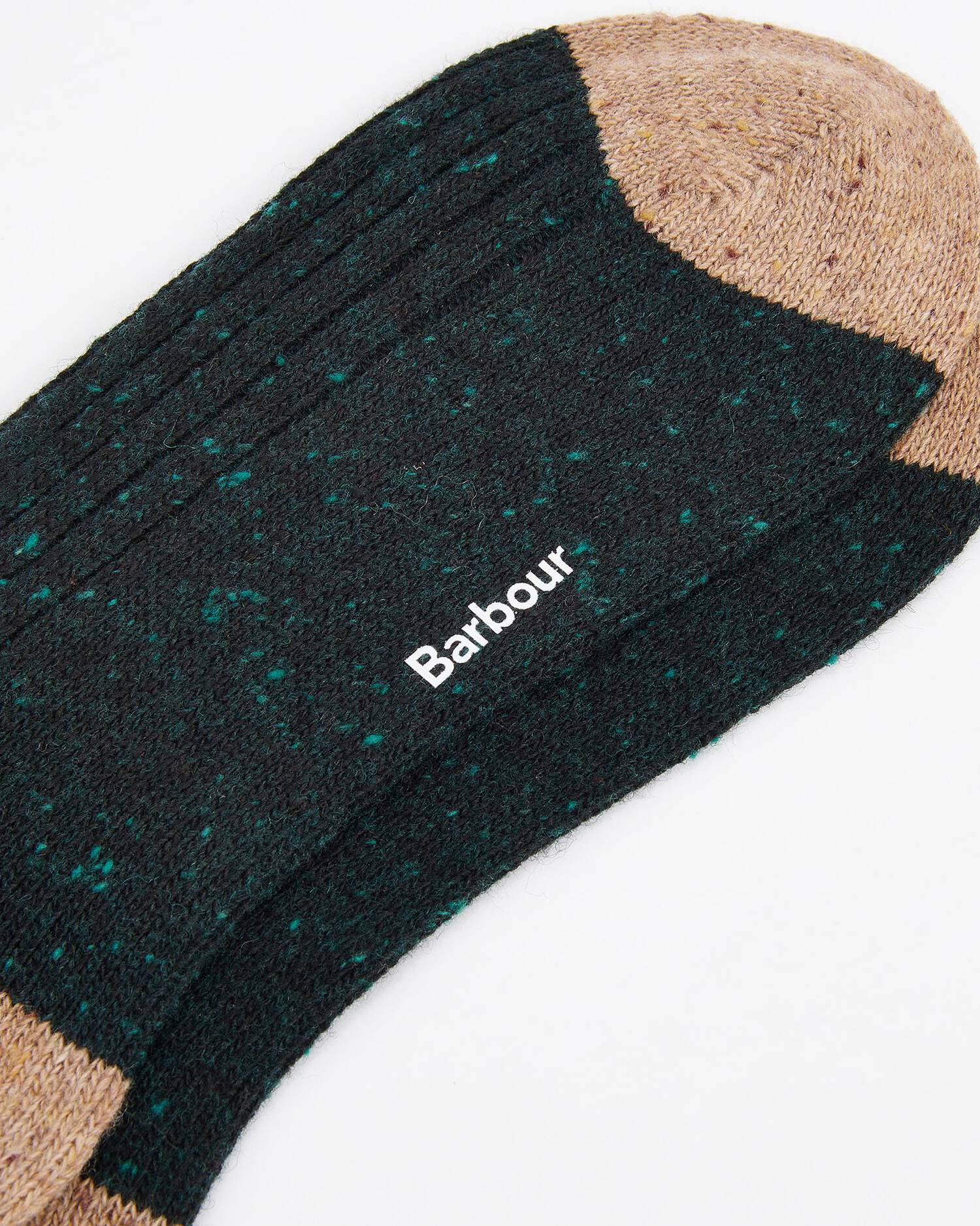Barbour Houghton Socks - Evergreen/Sandstone-Men's Accessories-Brooklyn-Vancouver-Yaletown-Canada