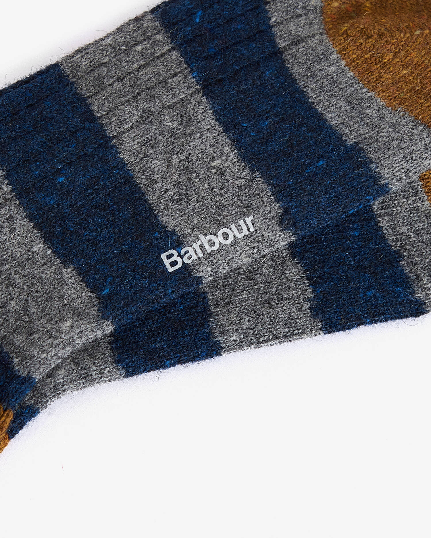 Barbour Houghton Stripe Socks - Asphalt/Navy-Men's Accessories-Brooklyn-Vancouver-Yaletown-Canada