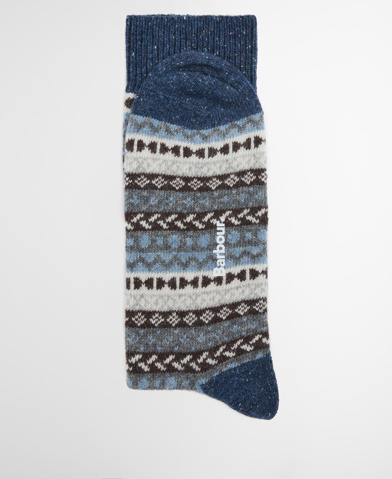 Barbour Fairisle Sock 2 Pack - Midnight Oak Mix-Men&#39;s Accessories-Brooklyn-Vancouver-Yaletown-Canada