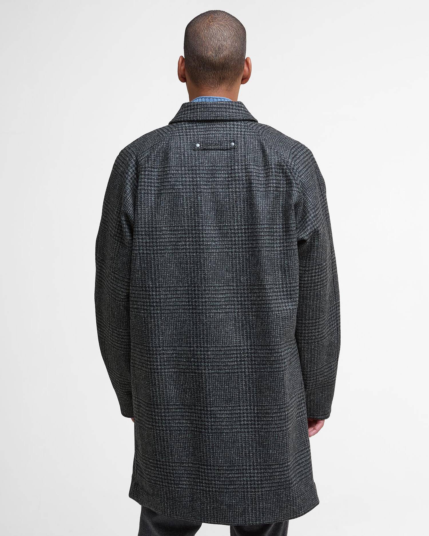 Barbour Lorden Wool Overcoat - Charcoal-Men's Coats-Brooklyn-Vancouver-Yaletown-Canada