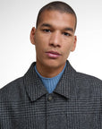 Barbour Lorden Wool Overcoat - Charcoal-Men's Coats-Brooklyn-Vancouver-Yaletown-Canada
