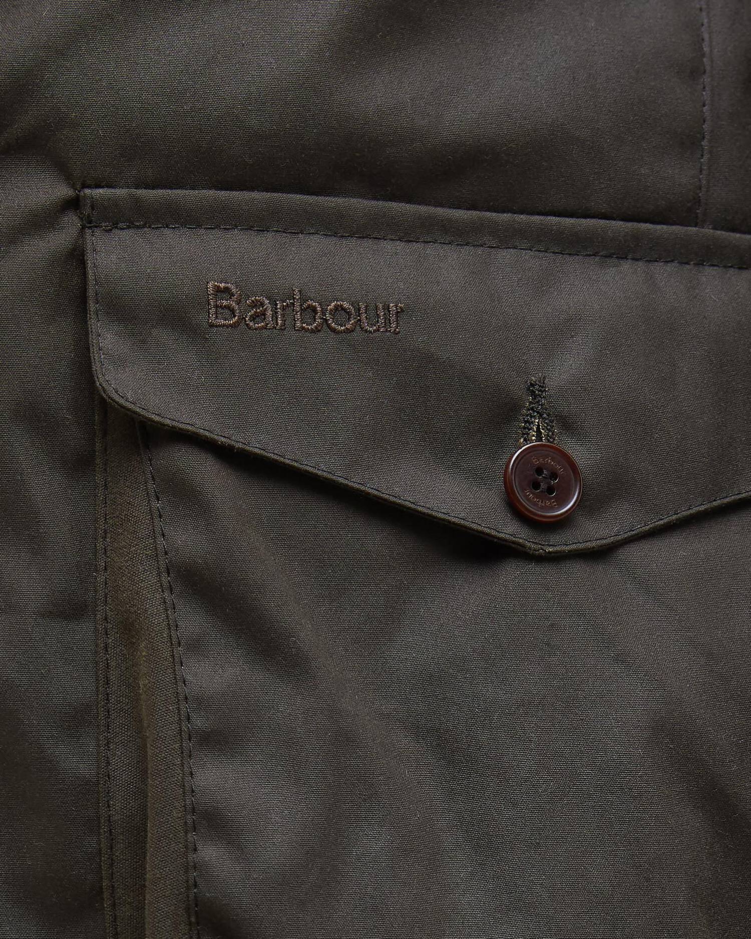 Barbour Beacon Sports Wax Jacket - Olive-Men&#39;s Jackets-Brooklyn-Vancouver-Yaletown-Canada