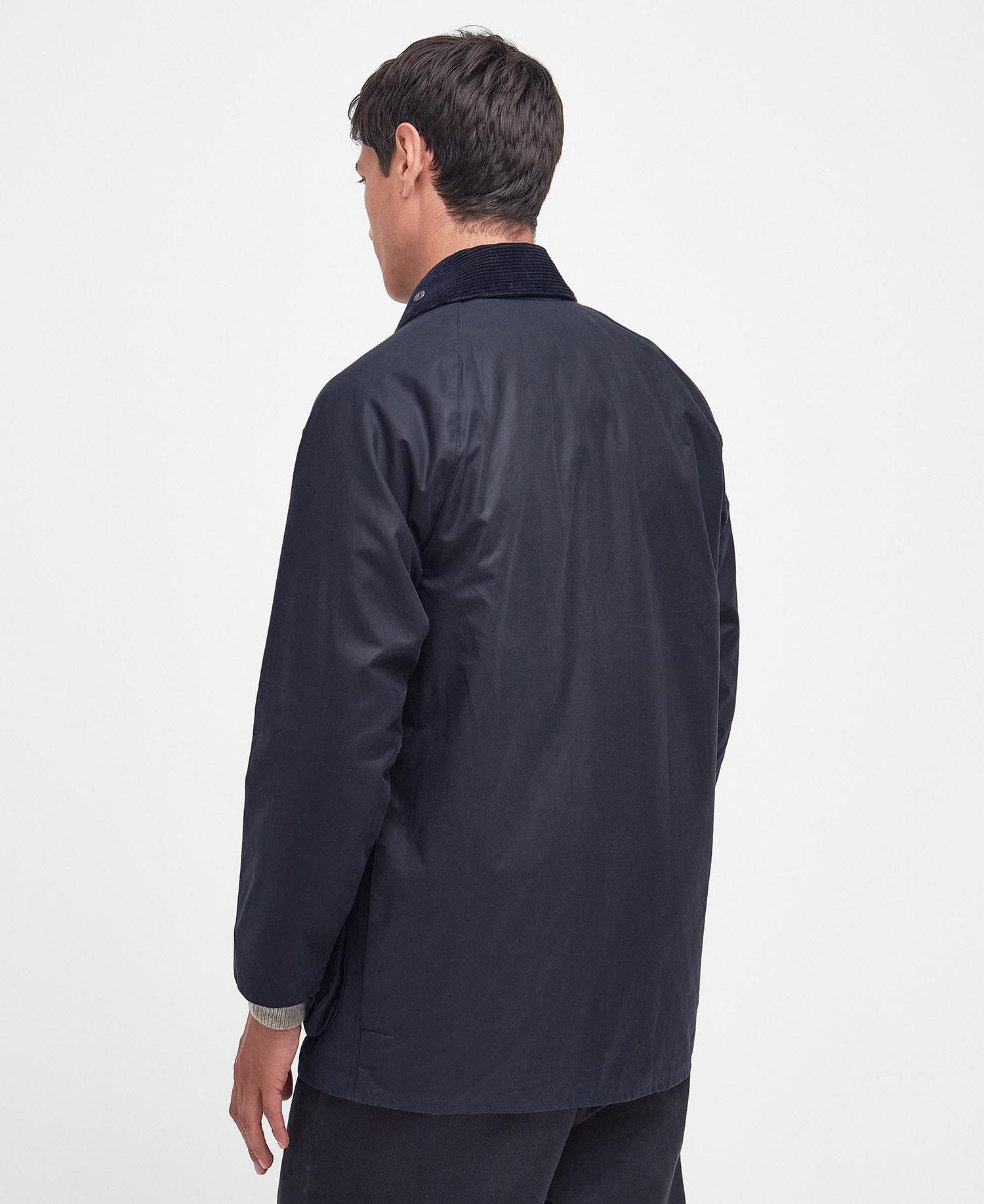 Barbour Beaufort Waxed Jacket Navy-Men's Coats-Brooklyn-Vancouver-Yaletown-Canada