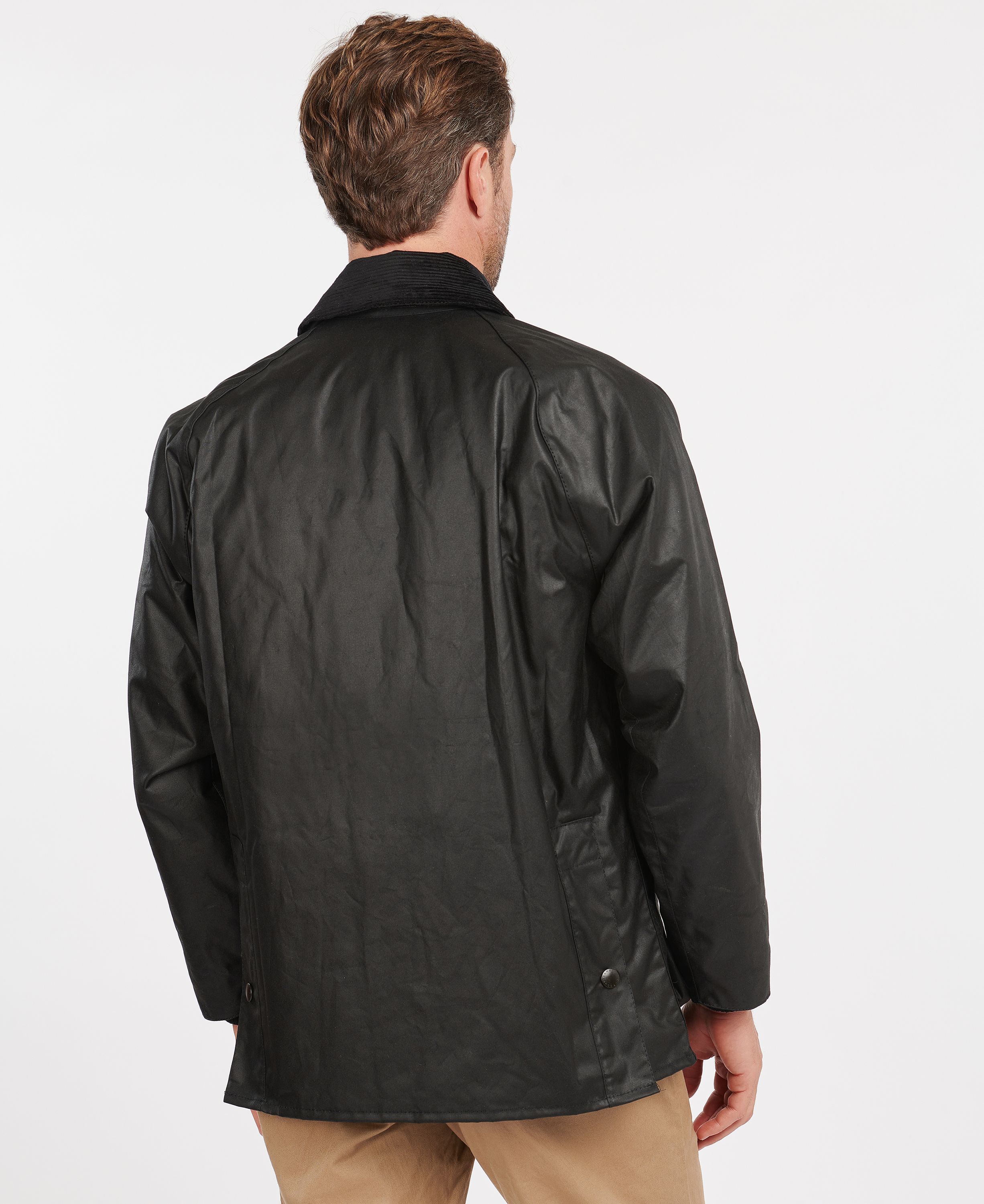 Barbour Bedale Wax Coat - Black. Shop Men's Coats. Premium