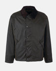 Barbour Os Transport Wax Jacket - Olive-Men's Coats-Brooklyn-Vancouver-Yaletown-Canada