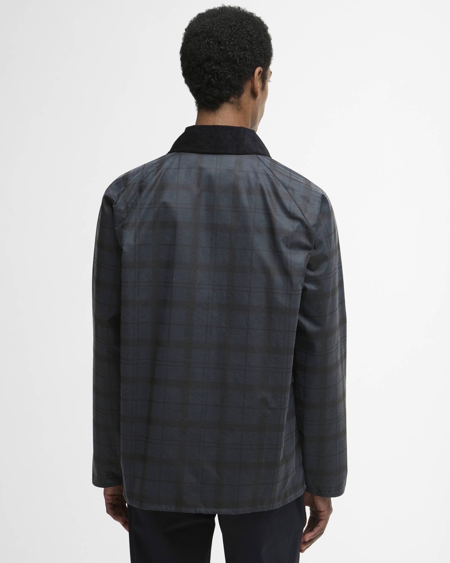 Barbour Tartan Ambleside - Navy Tartan-Men's Coats-Brooklyn-Vancouver-Yaletown-Canada