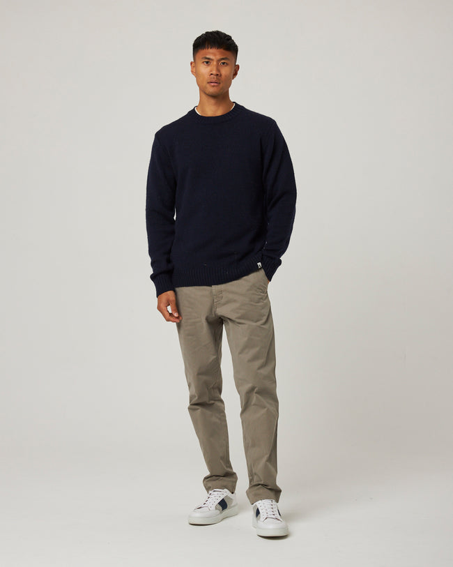 Peregrine Makers Crew Jumper - Navy-Men&#39;s Sweaters-Brooklyn-Vancouver-Yaletown-Canada