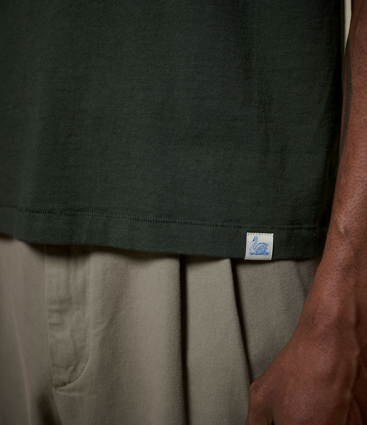 Merz Classic Cotton Jersey T-Shirt - Forest
