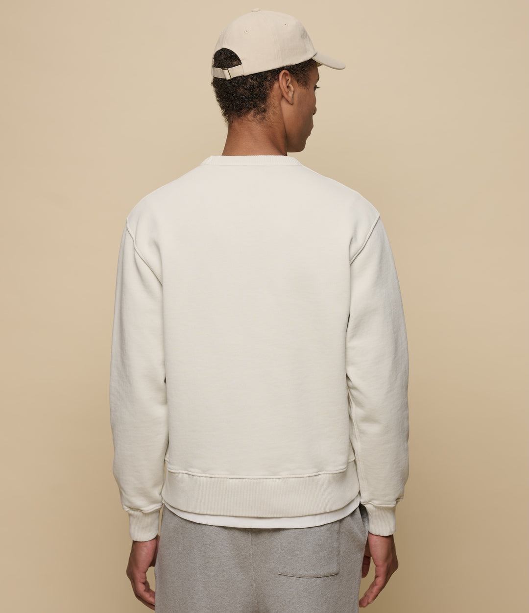 Merz Authentic Fleece Classic Fit Sweatshirt - Nature-Men's Sweatshirts-Brooklyn-Vancouver-Yaletown-Canada