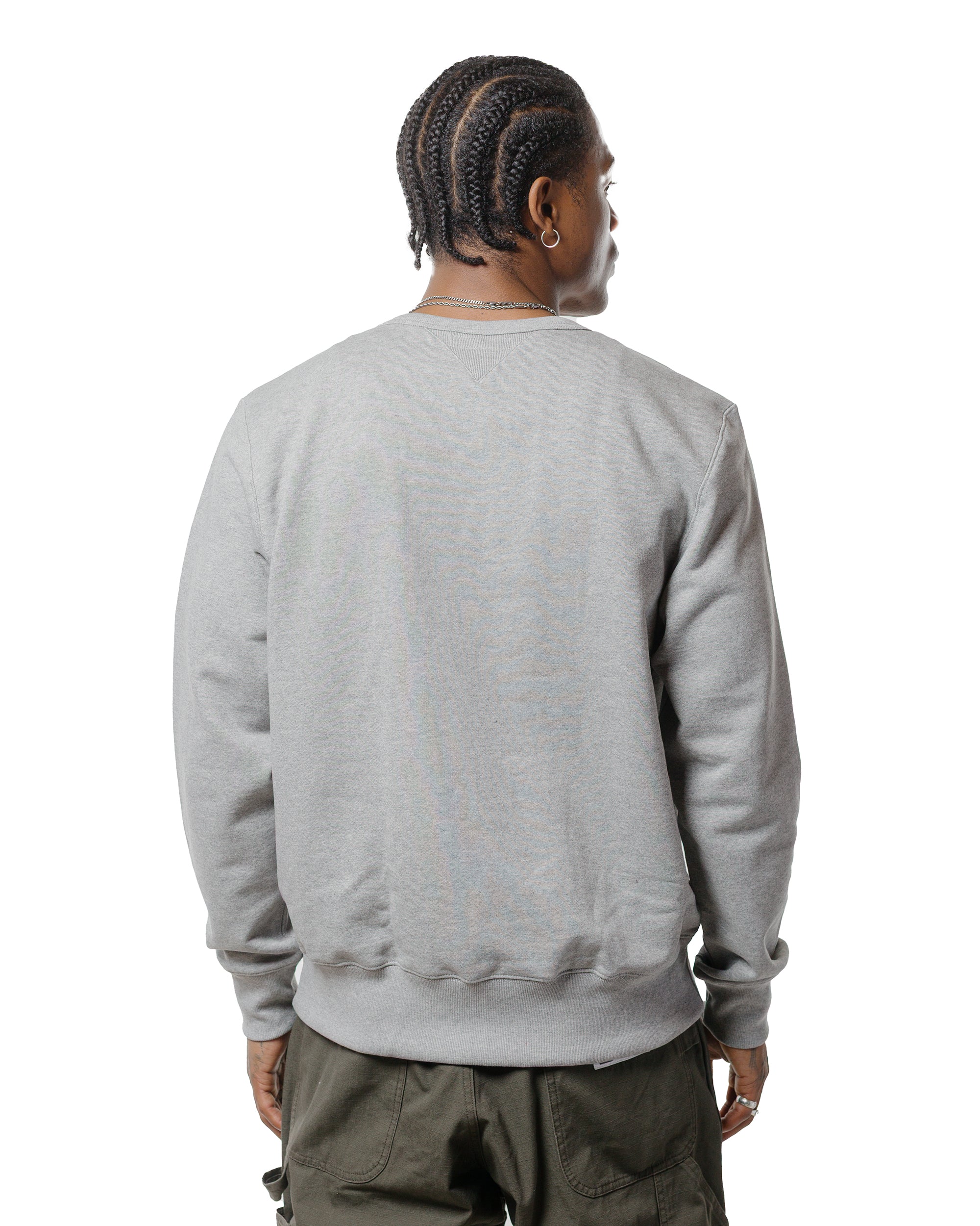 Merz Sturdy Loopback Fleece Sweatshirt - Grey Melange-Men's Sweatshirts-Brooklyn-Vancouver-Yaletown-Canada