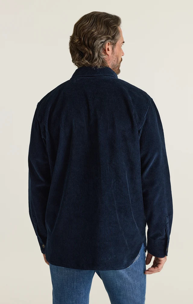 34 Heritage Overshirt - Navy-Men's Jackets-Brooklyn-Vancouver-Yaletown-Canada
