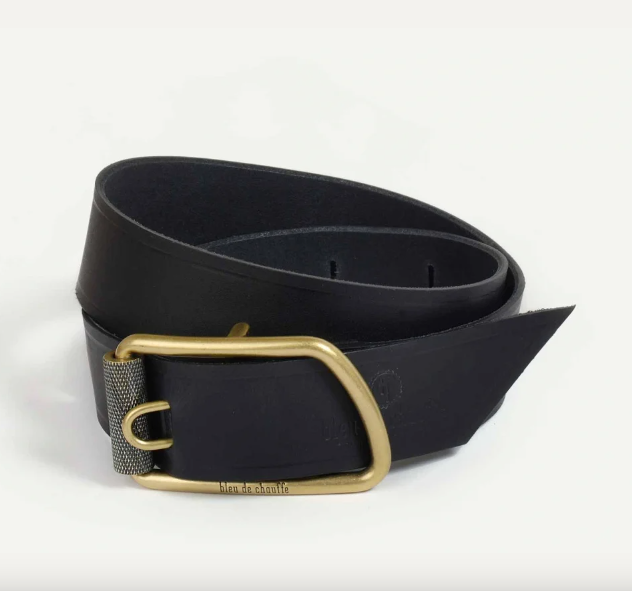 Bleu de Chauffe Maillon Noir Belt-Men&#39;s Belts-Yaletown-Vancouver-Surrey-Canada