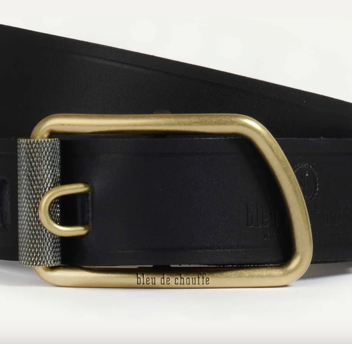 Bleu de Chauffe Maillon Noir Belt-Men's Belts-Yaletown-Vancouver-Surrey-Canada