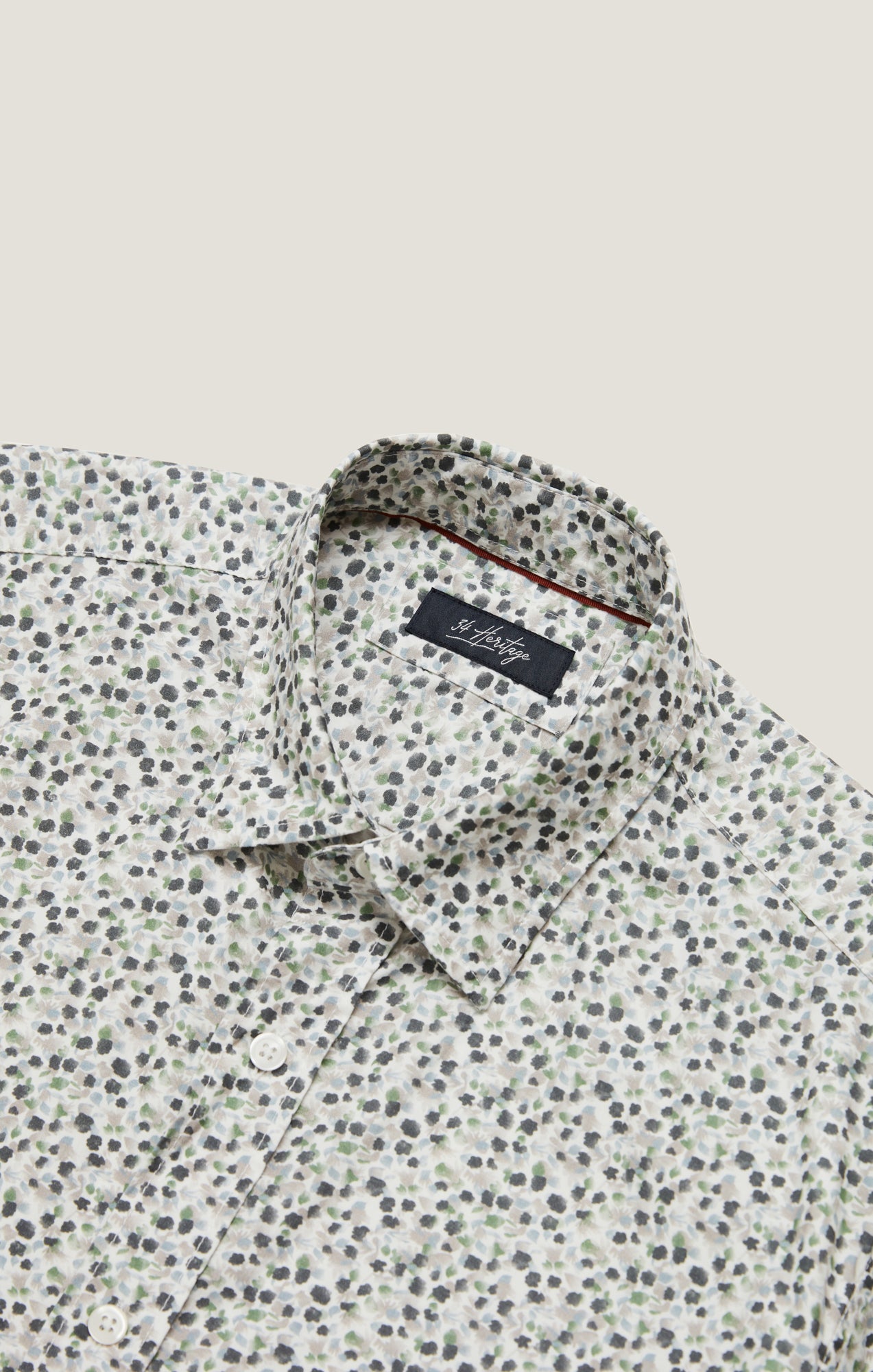 34 Heritage Grove Short Sleeve Shirt Olive-Men's Shirts-Brooklyn-Vancouver-Yaletown-Canada