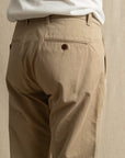 COF Studio Officer Pants Double Twisted Twill Beige-Men's Pants-Brooklyn-Vancouver-Yaletown-Canada