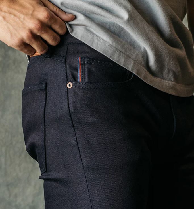 Kato CORE-The Pen Slim 10.5 Oz Denim-Indigo Black Raw-Men's Denim-Yaletown-Vancouver-Surrey-Canada