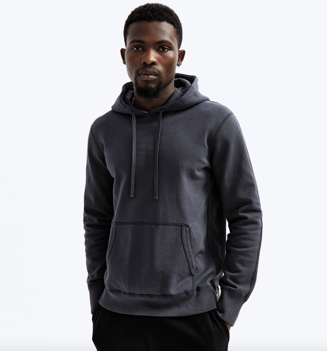 RC - Midweight Terry Pullover Hoodie Midnight SS23-Men's Sweatshirts-Yaletown-Vancouver-Surrey-Canada 