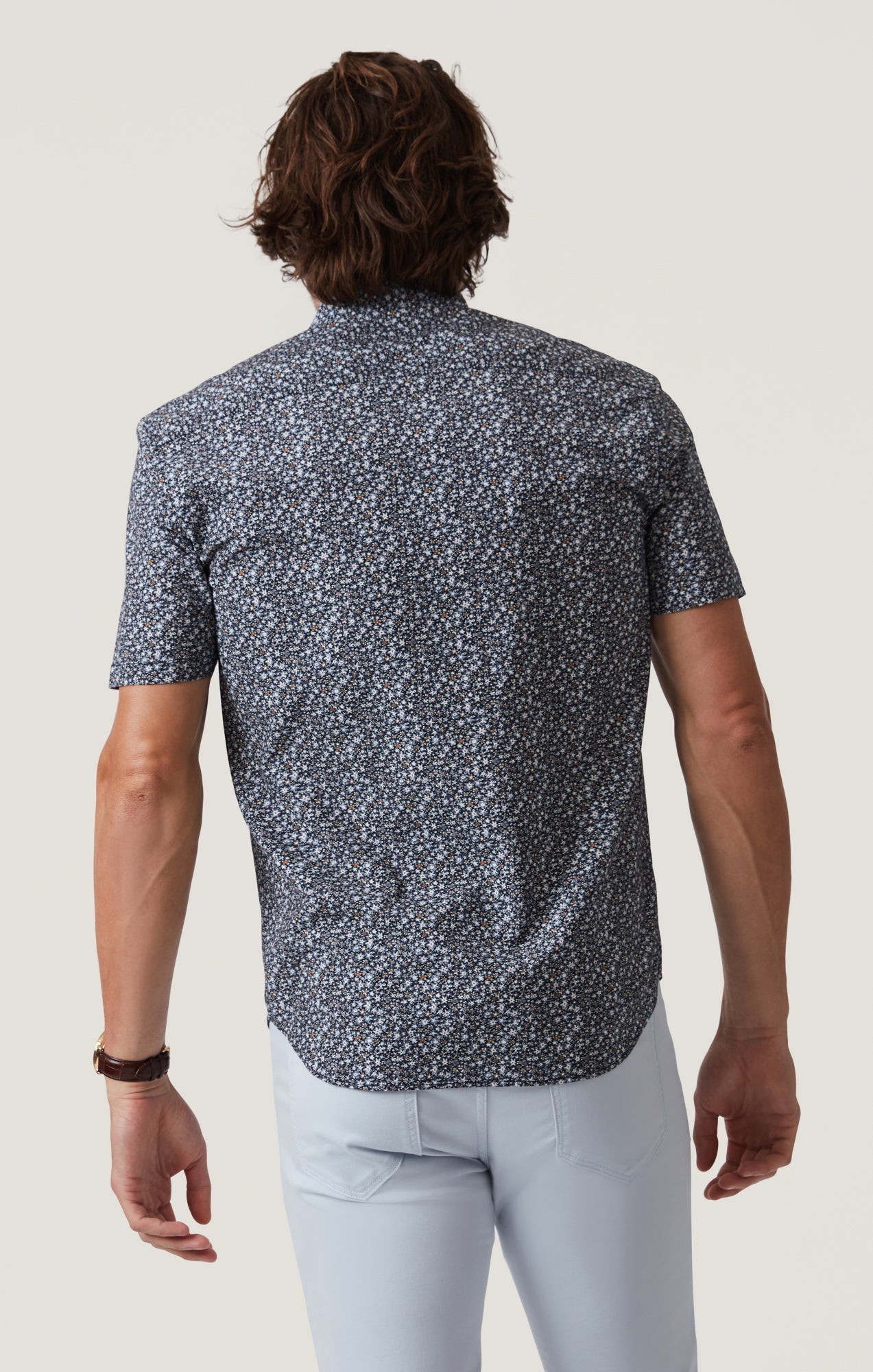 34 Heritage Field Short Sleeve Shirt Dark Navy-Men's Shirts-Brooklyn-Vancouver-Yaletown-Canada