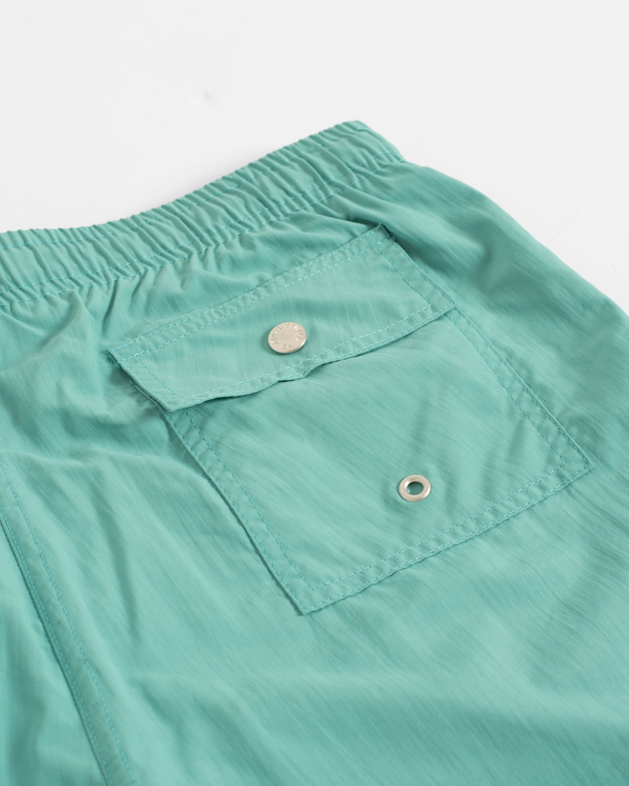 Bather Solid Teal Swim Trunk - Teal-Men's Shorts-Brooklyn-Vancouver-Yaletown-Canada