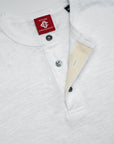 Outclass Slub S/S Henley - White-Men's T-Shirts-Brooklyn-Vancouver-Yaletown-Canada