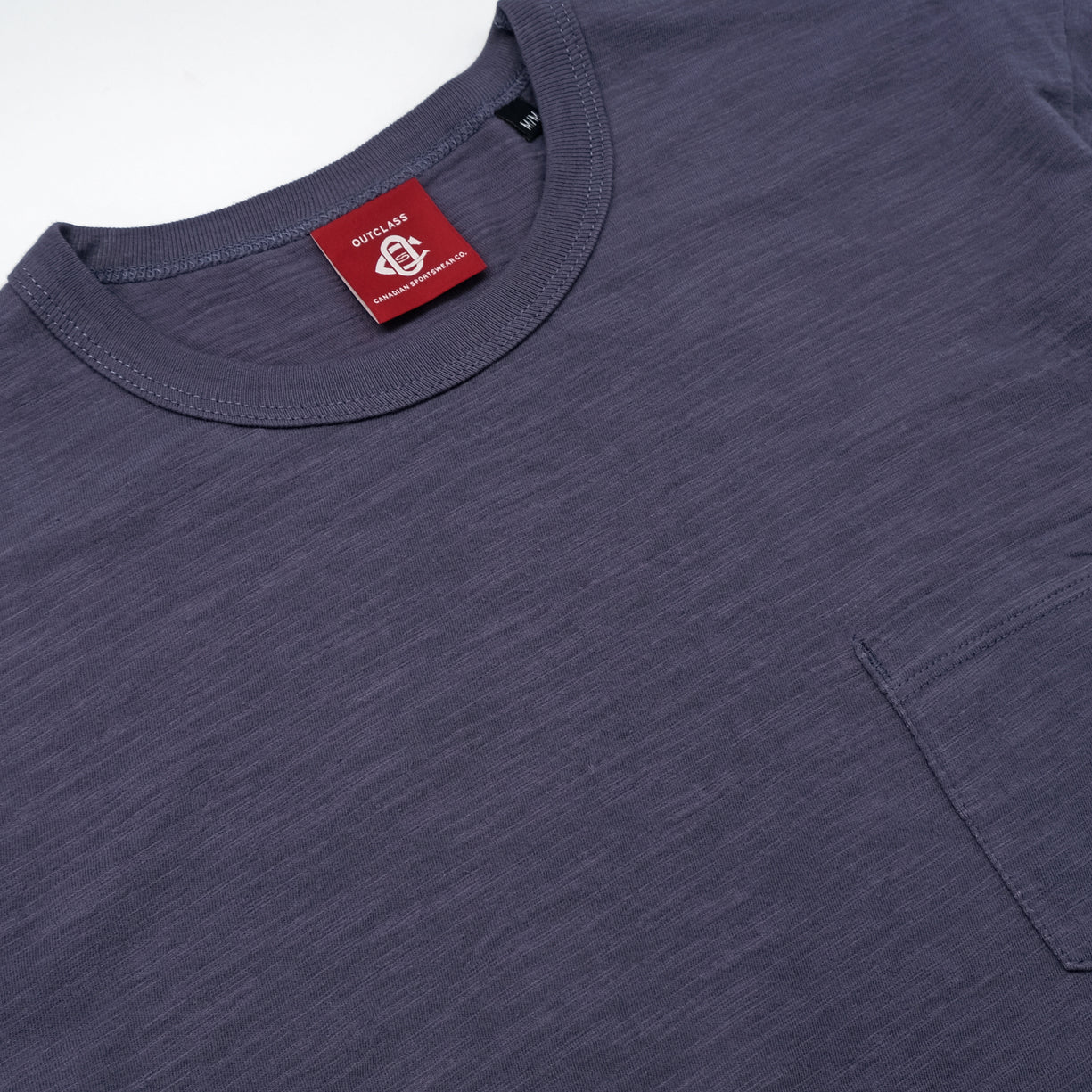 Outclass Slub S/S Pocket T-Shirt - Violet-Men's T-Shirts-Brooklyn-Vancouver-Yaletown-Canada