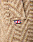 Peregrine Scout Wool Coat - Oak Heringbone-Men's Coats-Brooklyn-Vancouver-Yaletown-Canada