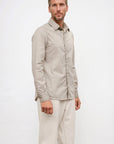Ploumanach Harrison Poplin Shirt - Grafite-Men's Shirts-Brooklyn-Vancouver-Yaletown-Canada