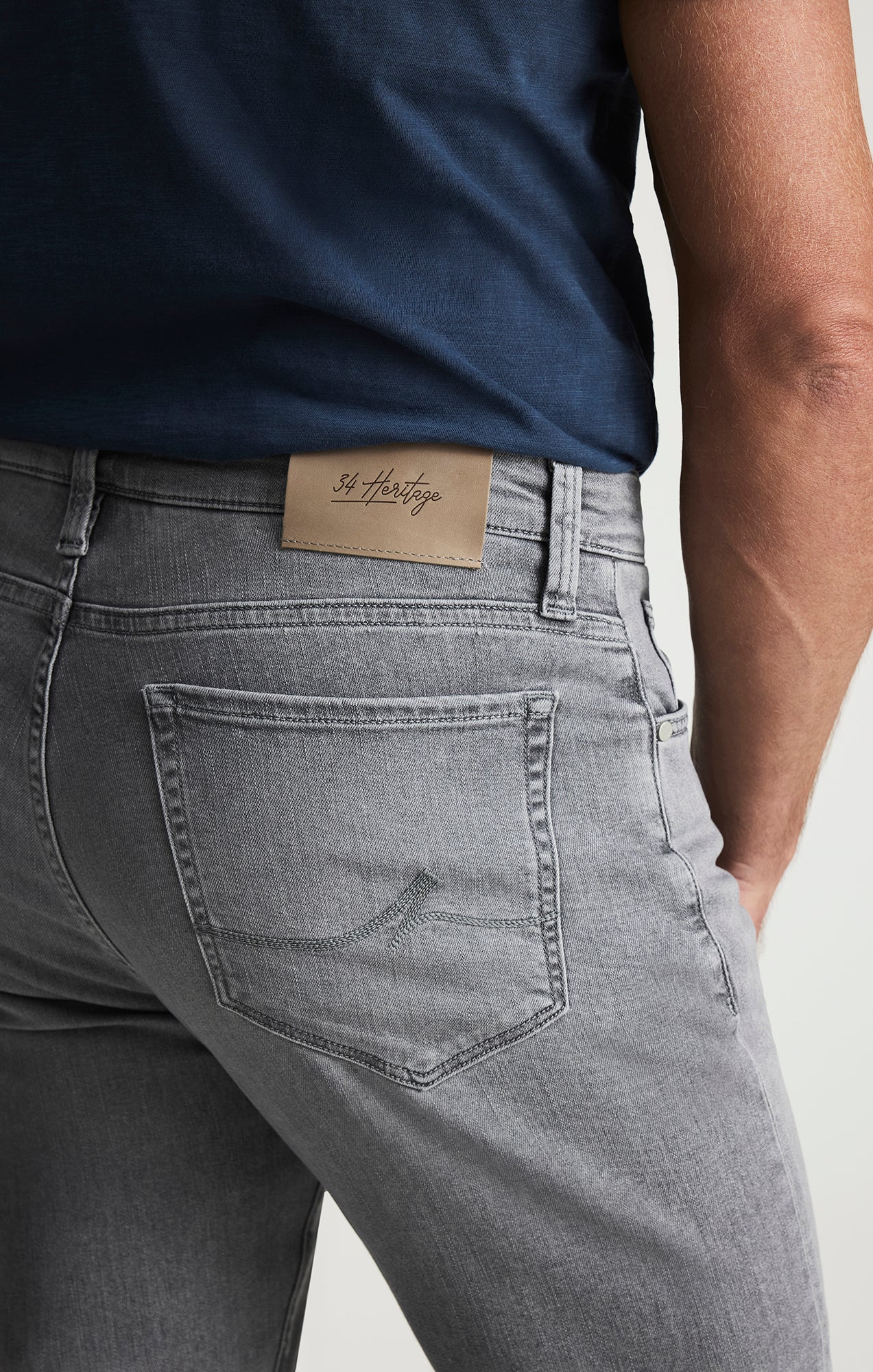 34 Heritage Courage Lt Smoke Brushed Urban-Men's Pants-Brooklyn-Vancouver-Yaletown-Canada