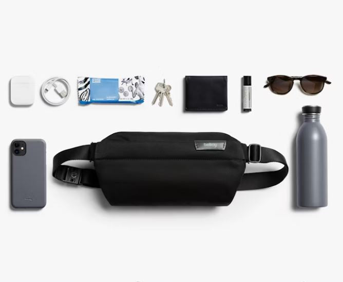 Bellroy CORE Sling Mini Melbourne Black-Men&#39;s Accessories-Yaletown-Vancouver-Surrey-Canada