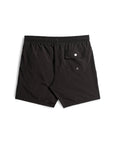 Bather Solid Black Swim Trunk - Black-Men's Shorts-Brooklyn-Vancouver-Yaletown-Canada