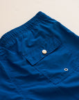 Bather Solid Ocean Swim Trunk - Blue-Men's Shorts-Brooklyn-Vancouver-Yaletown-Canada