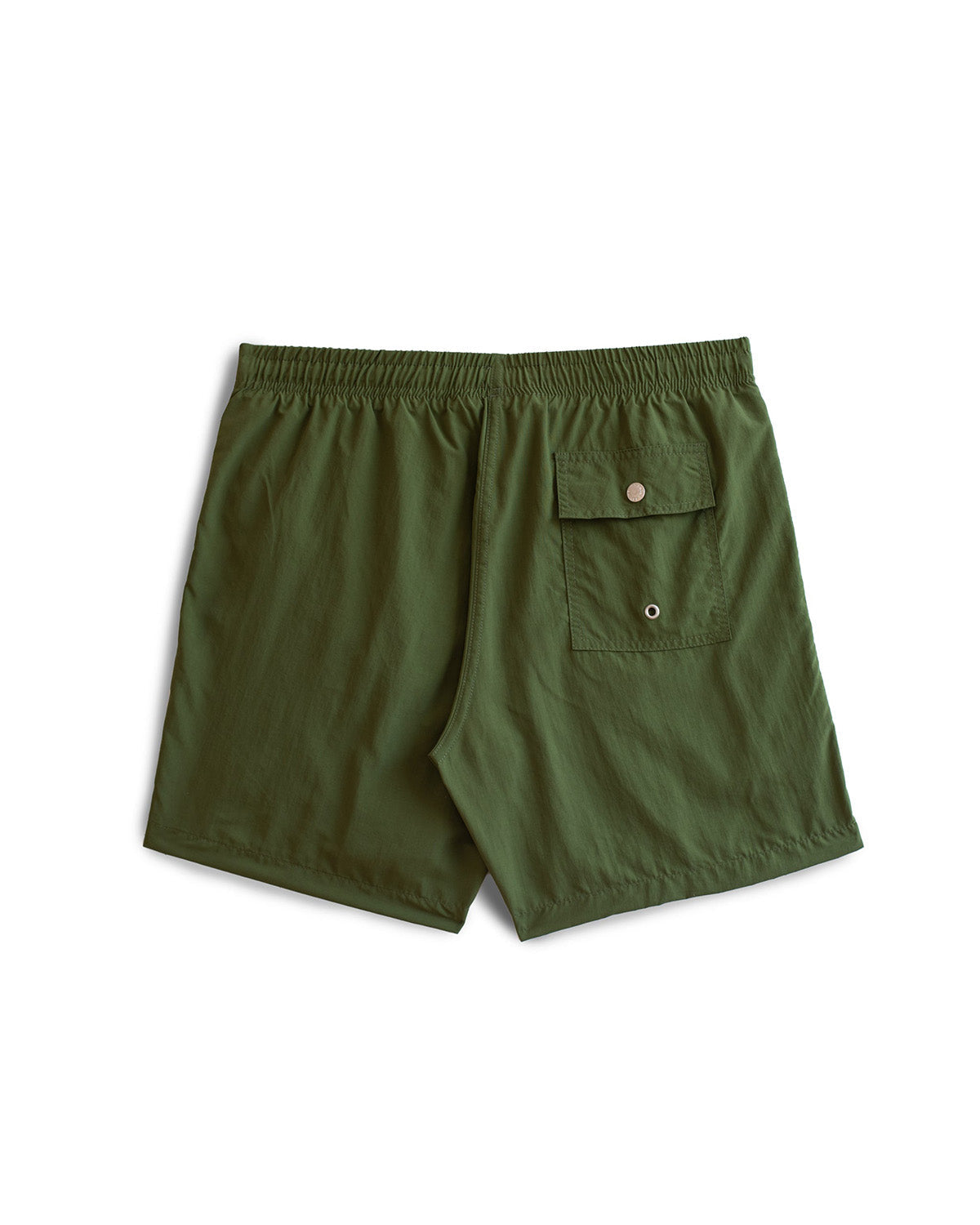 Bather Solid Olive Swim Trunk - Olive-Men's Shorts-Brooklyn-Vancouver-Yaletown-Canada