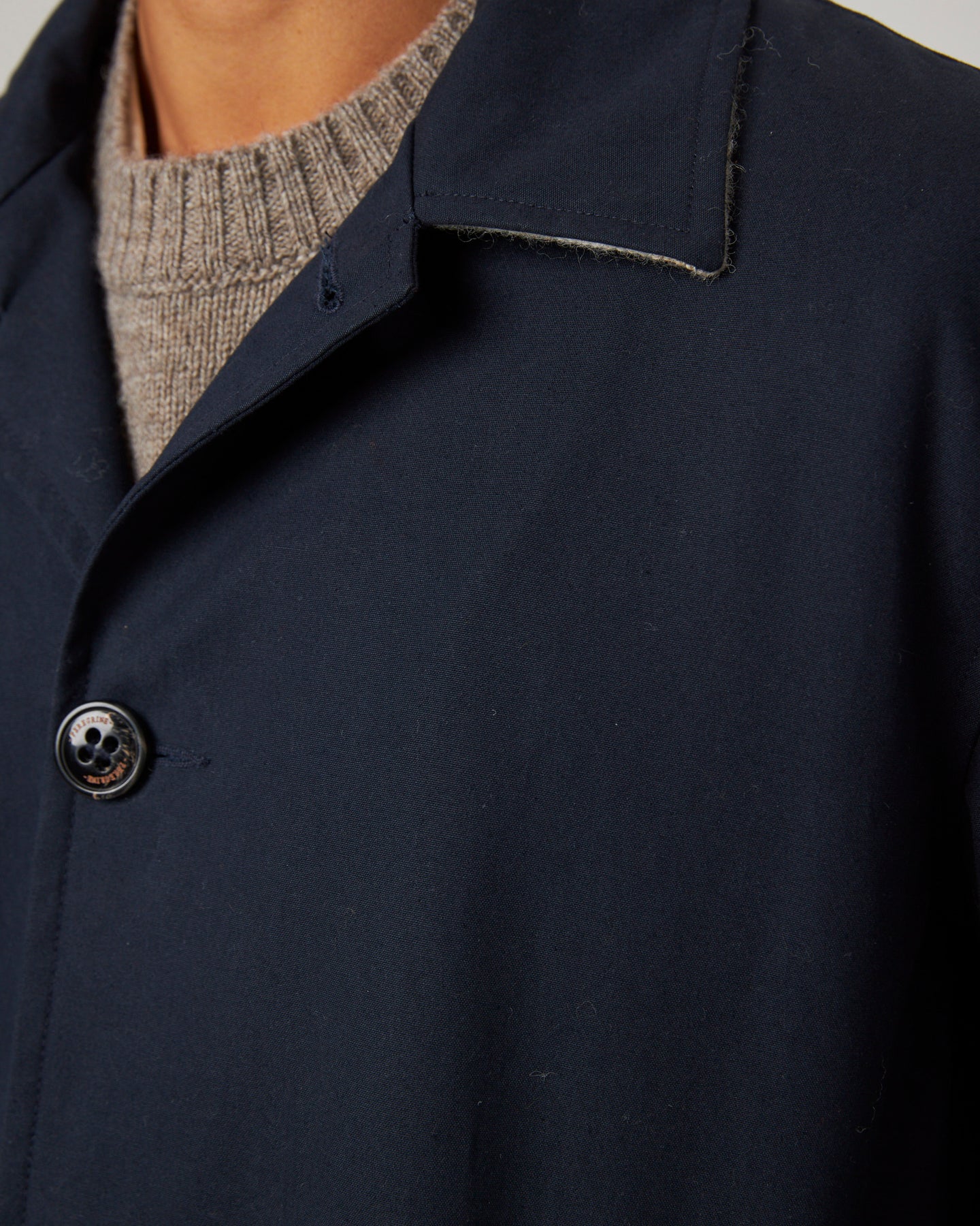 Peregrine Street Trench Coat - Navy-Men&#39;s Coats-Brooklyn-Vancouver-Yaletown-Canada