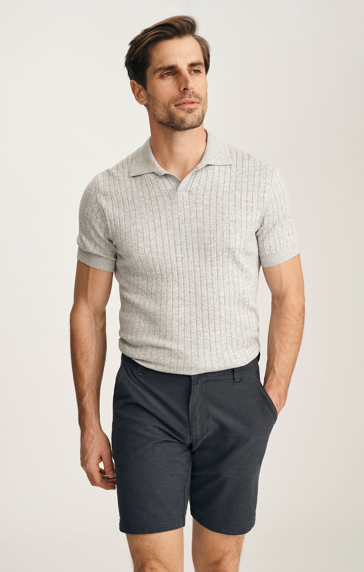 34 Heritage Arizona Navy Seersucker-Men's Shorts-Brooklyn-Vancouver-Yaletown-Canada
