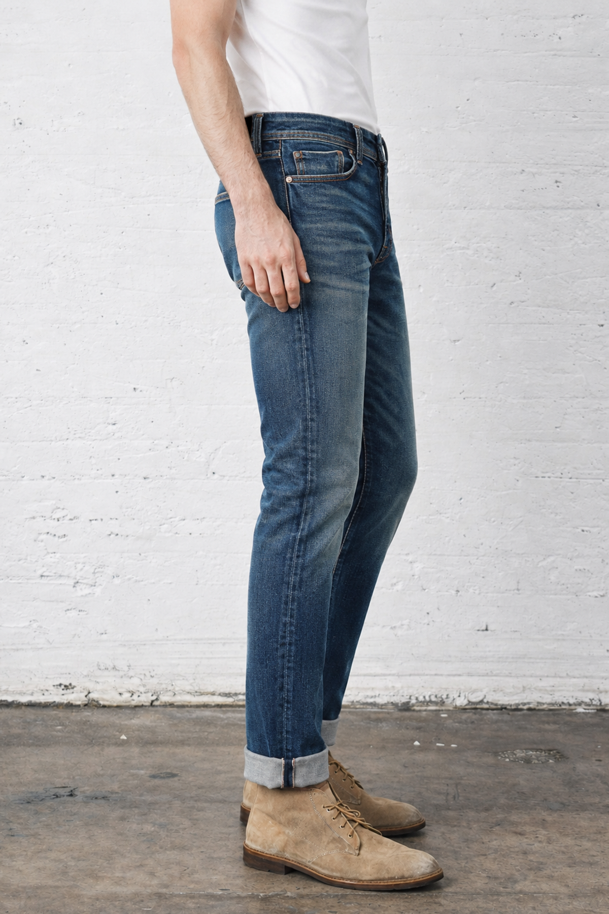 Fidelity Denim Torino Patchouli Selvedge Slim Fit Jeans-Men's Denim-Brooklyn-Vancouver-Yaletown-Canada