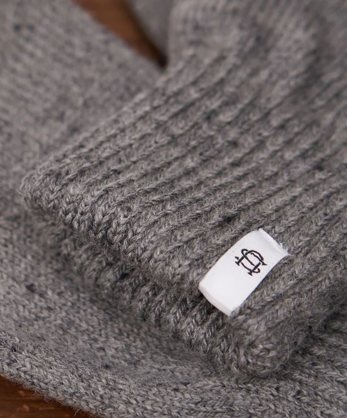 Upstate Ragg Wool Fingerless W/Deerskin FW23-Men&#39;s Accessories-Yaletown-Vancouver-Surrey-Canada