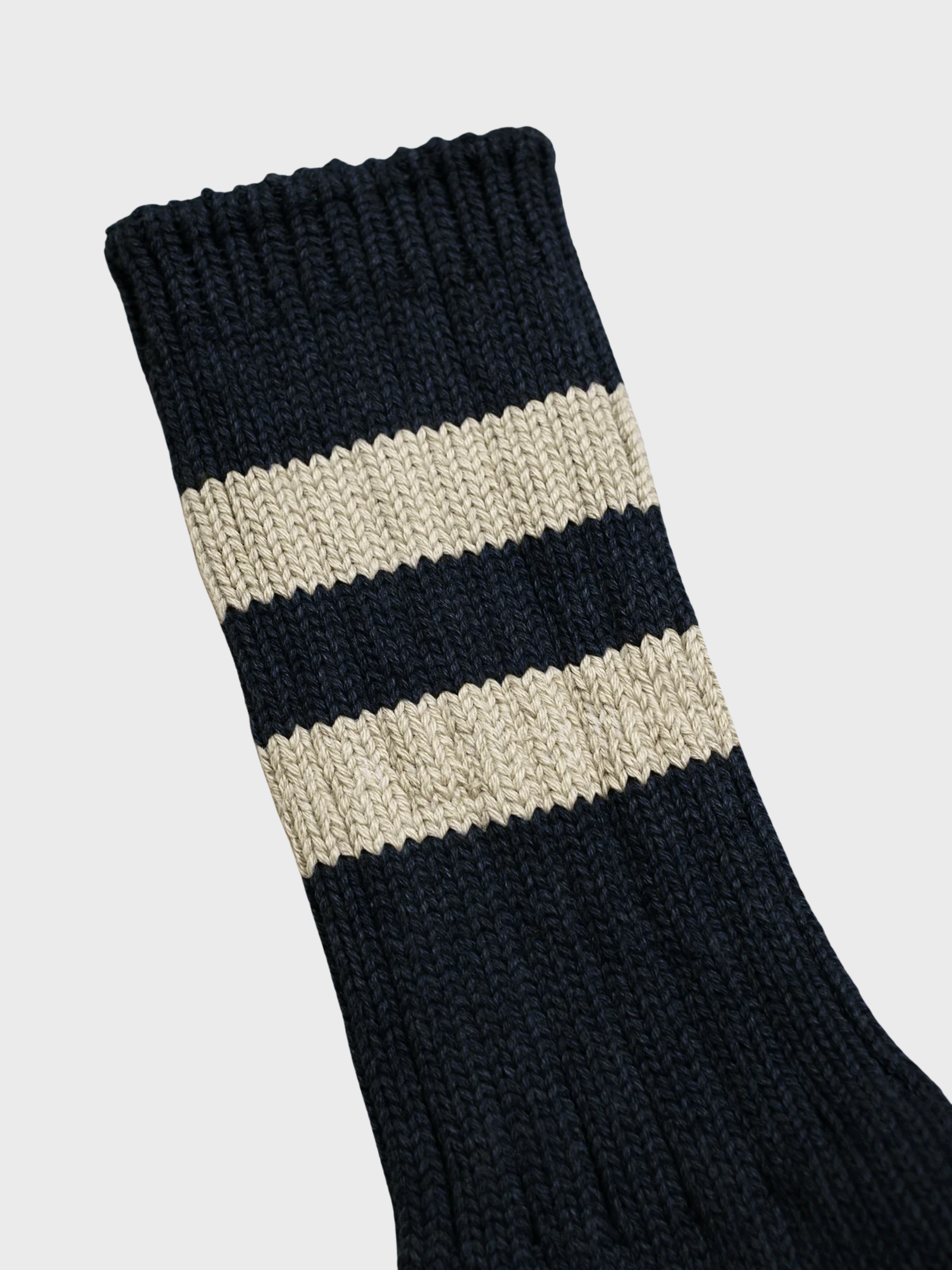 Far Afield Dos Stripe Socks - Blue-Men's Accessories-Brooklyn-Vancouver-Yaletown-Canada